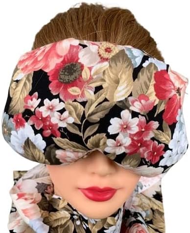 Eye Mask Lavender Eucalyptus, Sinus, Herbal Pack, Hot Cold Pack, Heat Wrap,Organic, Flax Seed, Microwave Therapy, Sleep Mask, Yoga Meditation Eye Pillow,Floral - Image 3