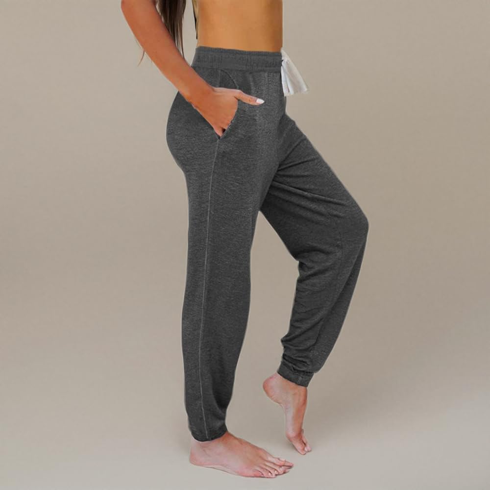 AUTOMET Women's High Waisted Lounge Sweatpants Jogger Pants with Pockets - Image 7