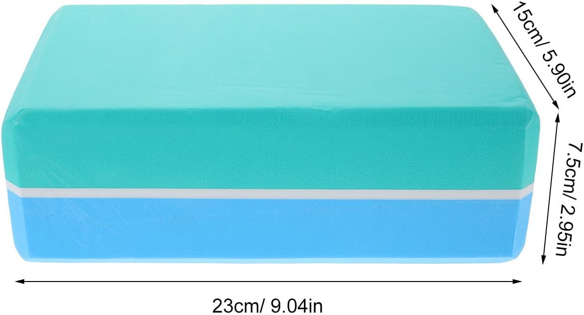 2pcs Blue Yoga Blocks: Non Slip Blocks Non Slip Foam Bricks Anti Tilt Lightweight High Density Yoga Accessories For Sports Meditation Fitness Stretching Toning - Image 5