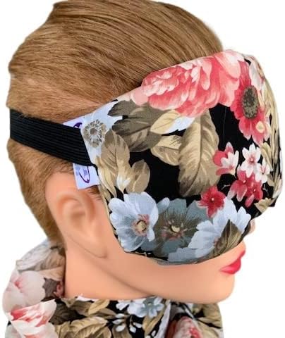 Eye Mask Lavender Eucalyptus, Sinus, Herbal Pack, Hot Cold Pack, Heat Wrap,Organic, Flax Seed, Microwave Therapy, Sleep Mask, Yoga Meditation Eye Pillow,Floral - Image 4