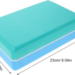 2pcs Blue Yoga Blocks: Non Slip Blocks Non Slip Foam Bricks Anti Tilt Lightweight High Density Yoga Accessories For Sports Meditation Fitness Stretching Toning