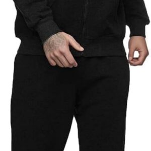 Sweatsuits for Men 2 Piece Men’s Jogging Tracksuit Set Hoodie Casual Athletic Long Sleeve Zipper Suit Set