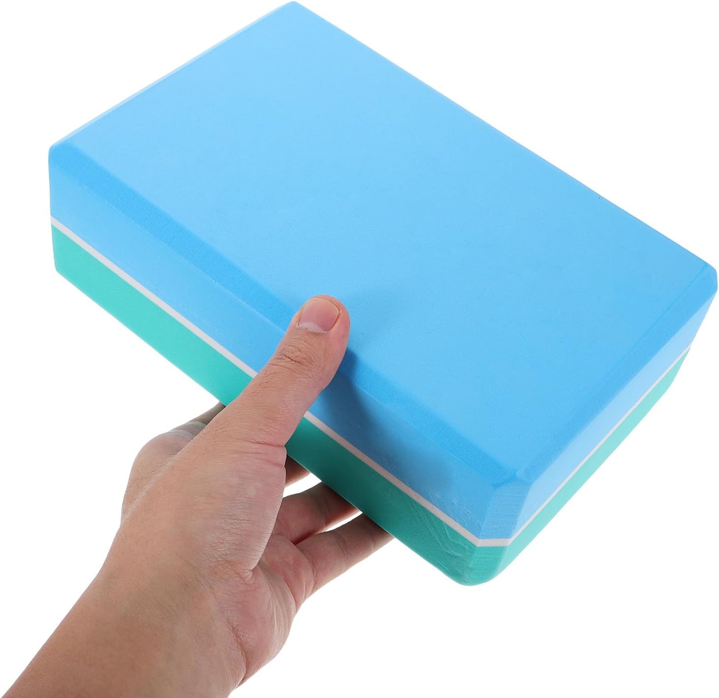 2pcs Blue Yoga Blocks: Non Slip Blocks Non Slip Foam Bricks Anti Tilt Lightweight High Density Yoga Accessories For Sports Meditation Fitness Stretching Toning - Image 7