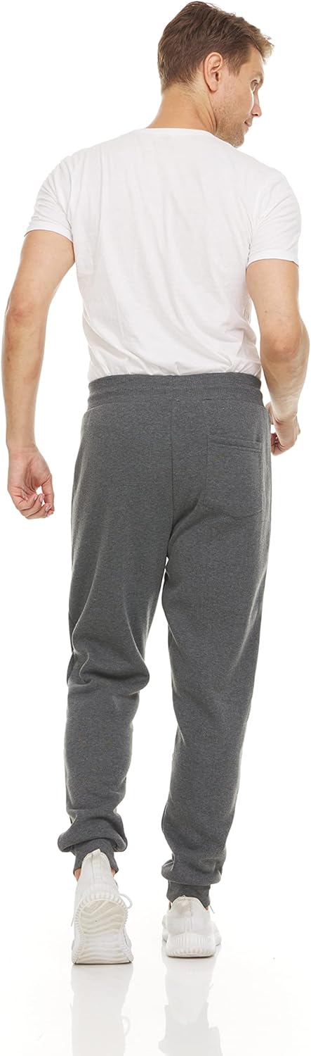 PURE CHAMP Mens Sweatpants 3 Pack Fleece Active Athletic Workout Jogger Sweatpants for Men with Zipper Pocket Size S-3XL - Image 4