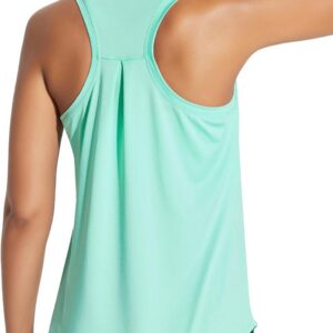 baleaf Women’s Workout Tank Tops Racerback Sleeveless Running Shirts Loose Fit Yoga Athletic Tennis Gym
