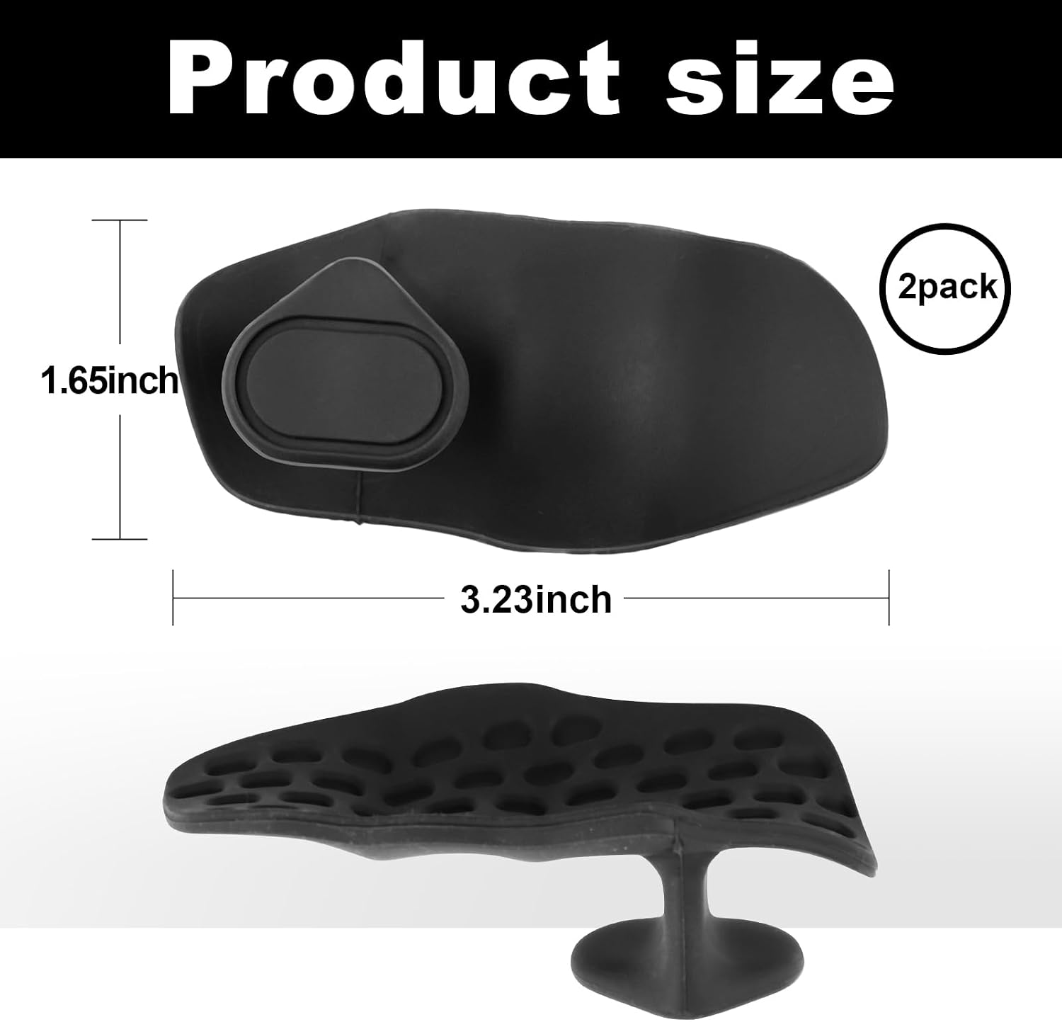 Anti-Slip Workout Grips - Ergonomic Rubber Gym Grips, Hand Protection Weight Lifting Grips, for Gym Training and Workouts, Dumbbells, Pull-Ups, for Men and Women - Image 2