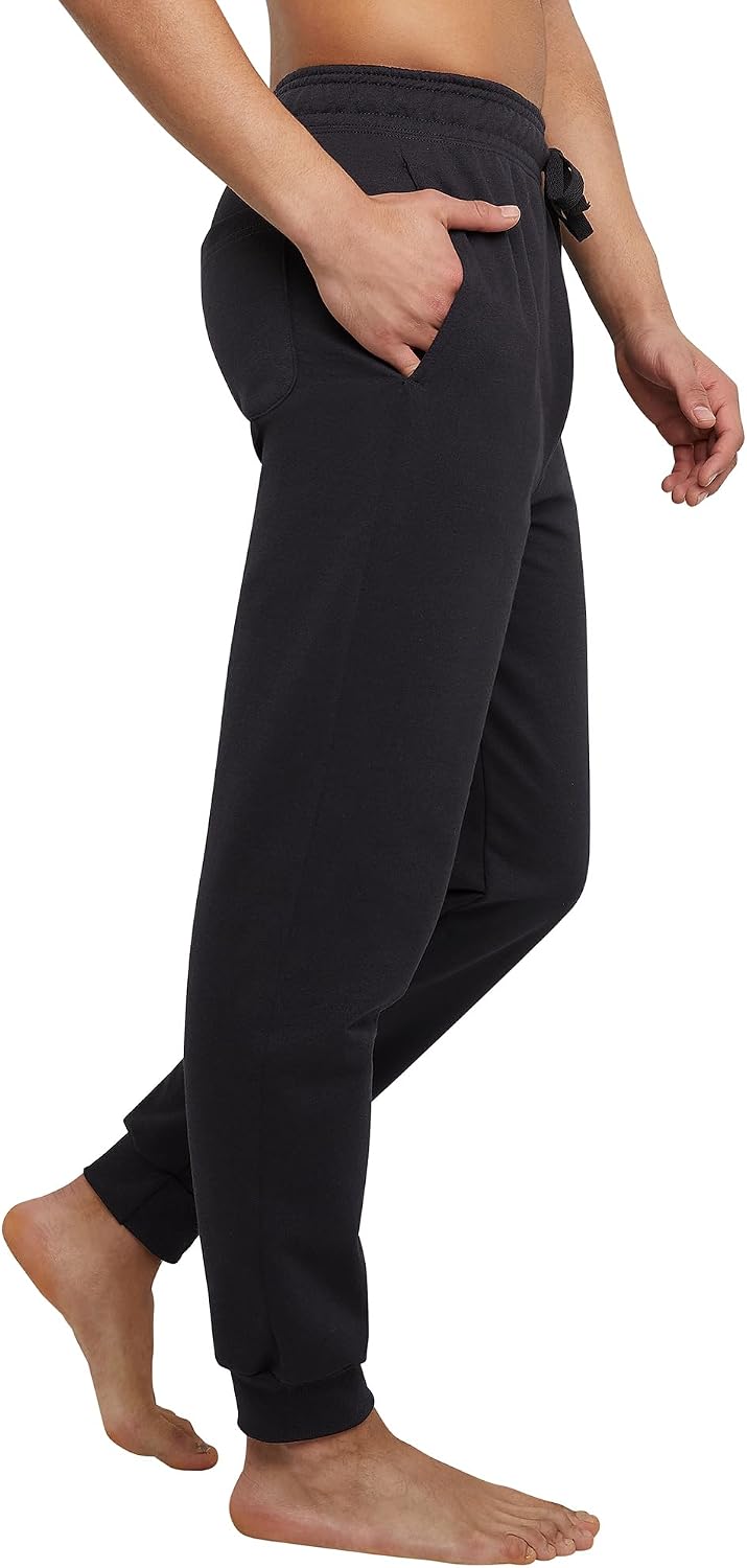Hanes Men's Joggers, EcoSmart Fleece Sweatpants for Men, Men's Lounge Pants, 30.5" - Image 4