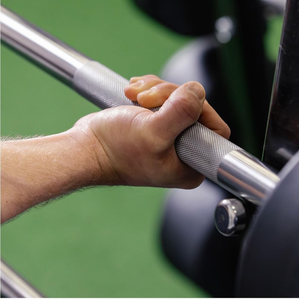 Titan Fitness Rubber Curl Fixed Barbells, Pre-Loaded Weight Bar for Strength Training & Weightlifting - Image 6