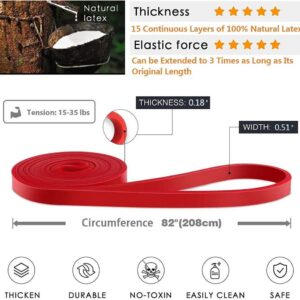 Pull-Up Bands Resistance-Bands Exercise-Bands – Pull up Assistance Bands Workout Bands Resistance for Women Long Resistance Bands Resistance Loop Bands Perfect for Gym Home or Travel