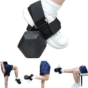 Dumbbell Foot Attachment, Ankle Strap for Dumbbell, Hamstring Curl, Foot Weights for Exercise, Portable Leg Workout Fitness Accessory, Adjustable Leg Weights for Men or Women, 1PCS