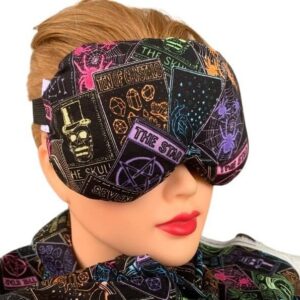 Eye Mask Lavender Eucalyptus, Sinus, Herbal Pack, Hot Cold Pack, Heat Wrap,Organic, Flax Seed, Microwave Therapy, Sleep Mask, Yoga Meditation Eye Pillow, Tarot Cards