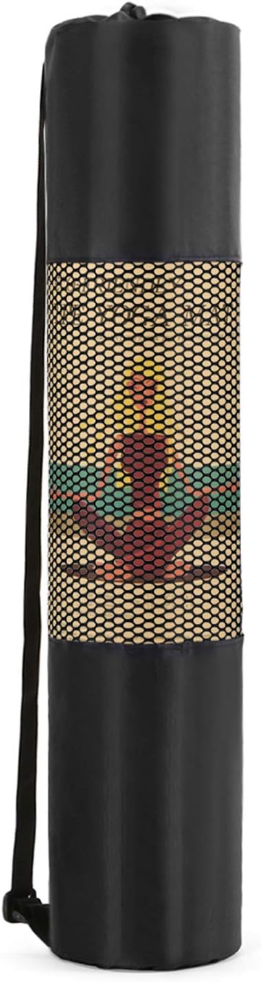 Yoga Mat Bag, Lightweight Mesh Net with Adjustable Strap for Comfortable Carrying for Yoga Mat, Snorkel Tube - Image 6
