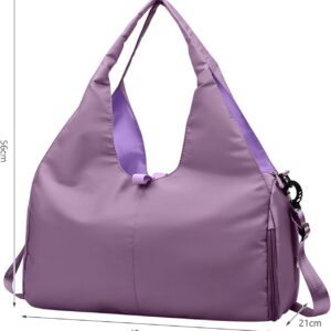 Upgrade Yoga Gym Bags for Women with Shoes Compartment & Storage Pockets & Adjustable Yoga Mat Holder