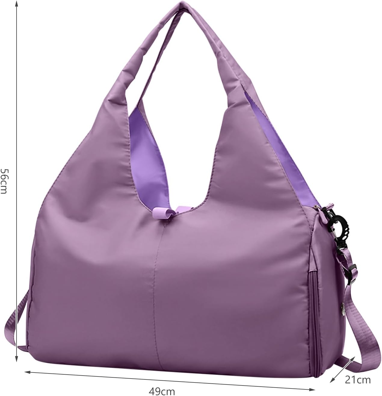 Upgrade Yoga Gym Bags for Women with Shoes Compartment & Storage Pockets & Adjustable Yoga Mat Holder - Image 2