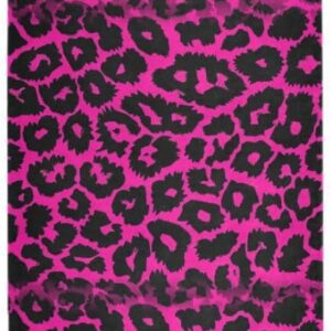ALAZA Pink Leopard Animal Print Yoga Mat Non Slip Fitness Exercise Mat, Workout Mat for Yoga, Pilates and Floor Exercises