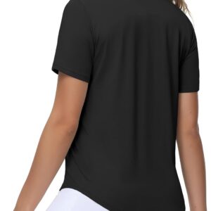 THE GYM PEOPLE Women’s Workout Short Sleeve Breathable T-Shirts Athletic Yoga Tee Tops