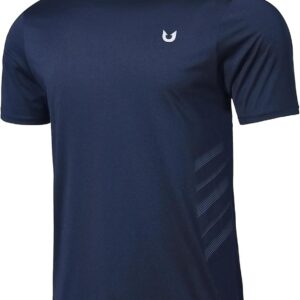 NORTHYARD Men’s Workout Athletic Shirts Gym Running T-Shirts Tennis Quick Dry Short Sleeve Shirt Active Lightweight Sports