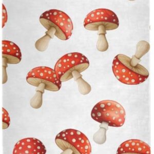 Vivid Mushrooms Yoga Mat 1mm Thick Exercise Mat – Non Slip 71″ x 26″ Fitness Mat with Carrying Bag for Yoga, Pilates, Home Gym Workouts