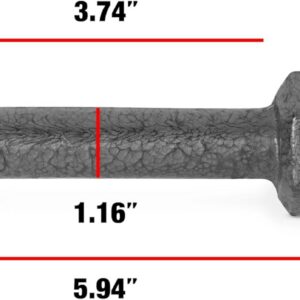 Barbell Cast Iron Hex Dumbbell, 1lb, Single