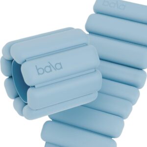 Bala Bangles Wrist & Ankle Weights for Women & Men – Adjustable Weighted Bands – Soft Silicone Arm & Leg Weights for Pilates, Yoga, Walking, Barre, Home Workout & Strength Training Exercise