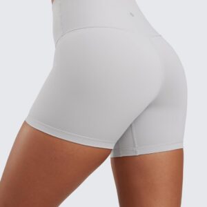 CRZ YOGA Naked Feeling Biker Shorts 4” – High Waist Yoga Workout Running Gym Spandex Womens