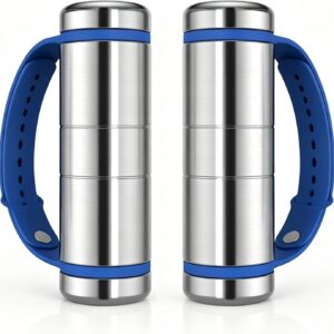 3LB Hand Weight Bars for Women & Men – SGS Certified 304 Stainless Steel Dumbbells with Silicone Hand Strap – Perfect for Walking, Pilates, Strength Training, and Home Workouts