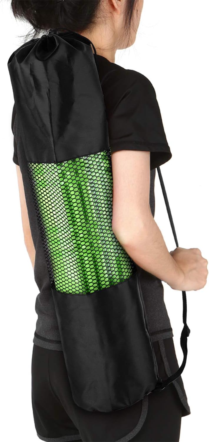 Yoga Mat Bag, Lightweight Mesh Net with Adjustable Strap for Comfortable Carrying for Yoga Mat, Snorkel Tube - Image 2