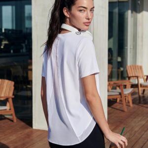 AARYA Women’s Cooling Workout Tops Short Sleeve Loose Fit Activewear – Quick Dry Athletic Shirts for Yoga Running Gym