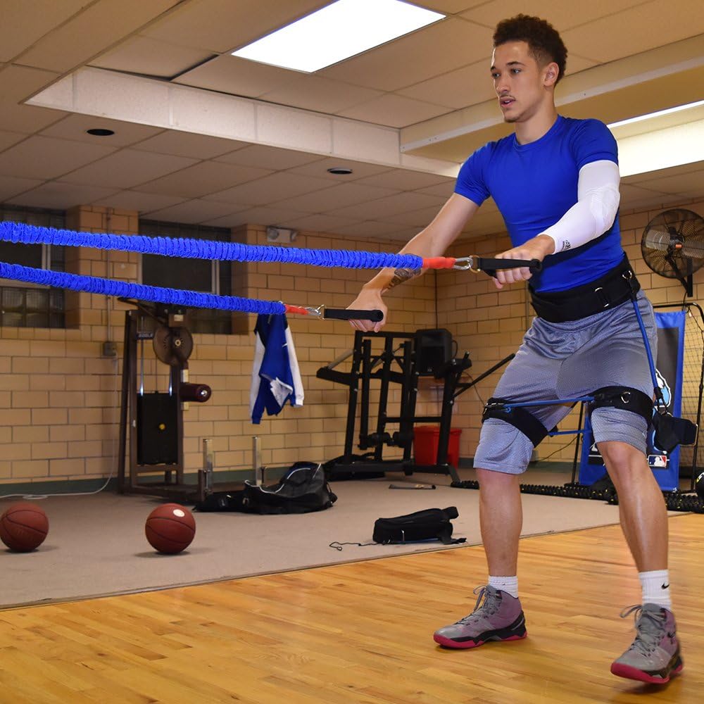 Acceleration Speed Cord Bungee Multi-Sport Resistance Training Kit - Improve Strength, Power, Agility, Vertical Jumping, Sprint Speed – 3 Waist Belt Sizes (S, M, L) Available - Kinetic Bands - Image 5