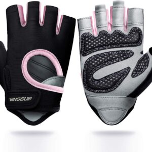 VINSGUIR Workout Gloves for Men and Women, Weight Lifting Gloves with Excellent Grip, Lightweight Gym Gloves for Weightlifting, Cycling, Exercise, Crosstraining, Pull ups, Fitness, Climbing and Rowing