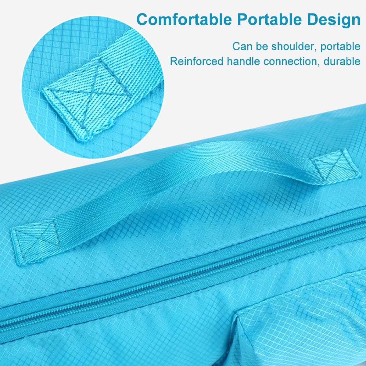 Yoga Mat Bag with Adjustable Strap Exercise Mat Bag with Storage Pockets Large Yoga Carrier Portable Carry Case Bags Smooth Zippers for Men Women Fitness 77cm × 15cm - Image 6