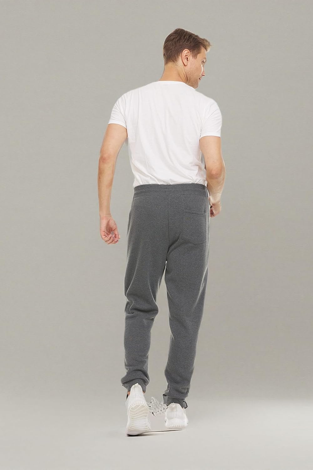 PURE CHAMP Mens Sweatpants 3 Pack Fleece Active Athletic Workout Jogger Sweatpants for Men with Zipper Pocket Size S-3XL - Image 7