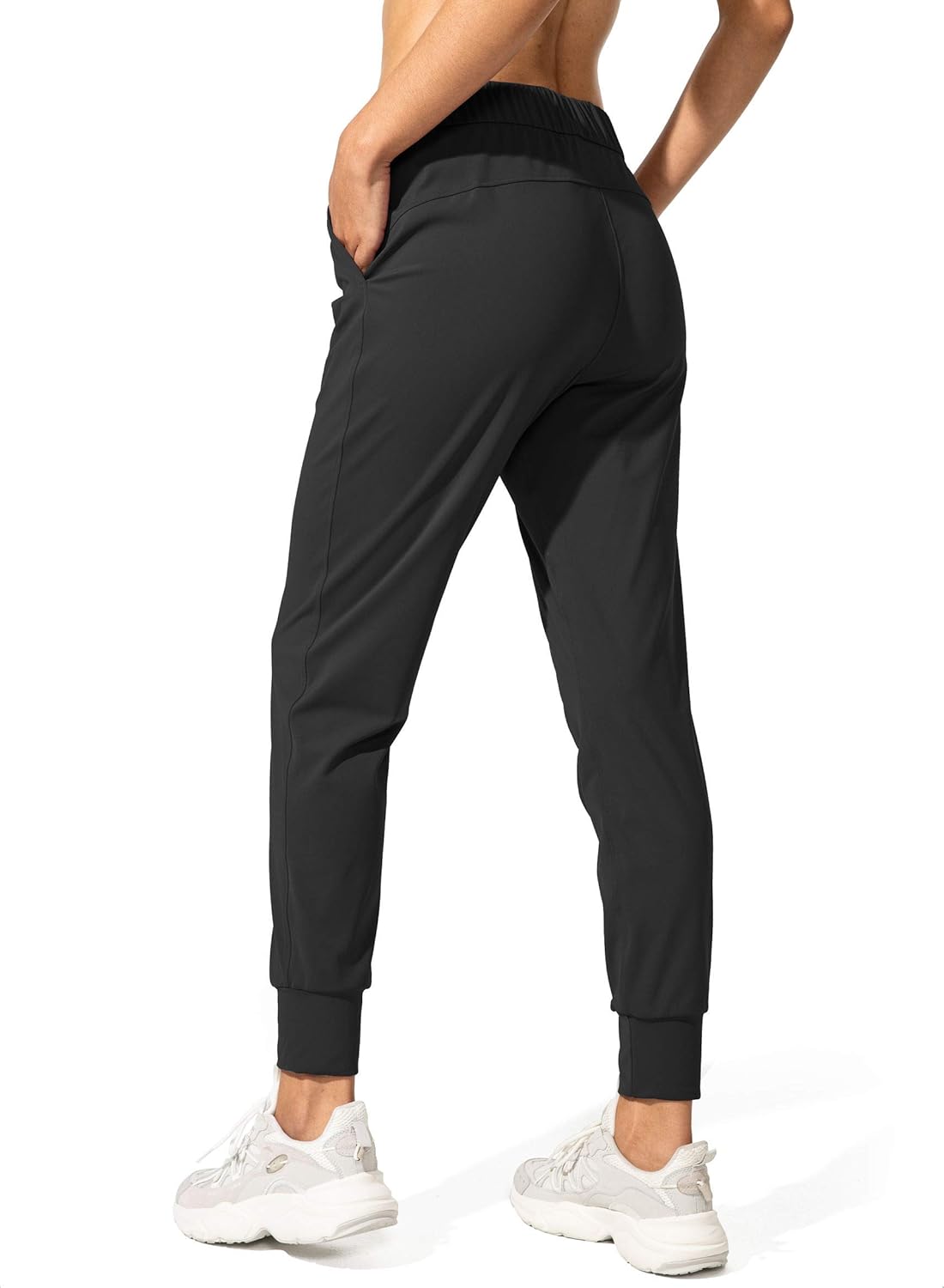 SANTINY Women's Joggers Pants Pockets Drawstring Running Sweatpants for Women Lounge Workout Jogging - Image 2