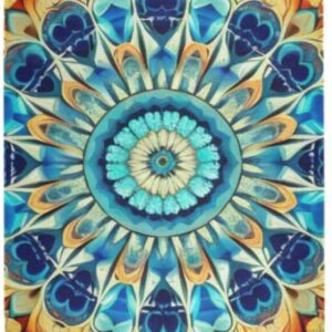 Beautiful Mandala Yoga Mat for Women Men 71″ x 26″ Non Slip Exercise & Fitness Mat 1mm Thick Workout Mat for Yoga, Pilates, Come with Storage Bag