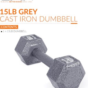 CAP Barbell Cast Iron Hex Dumbbell | Multiple Options
