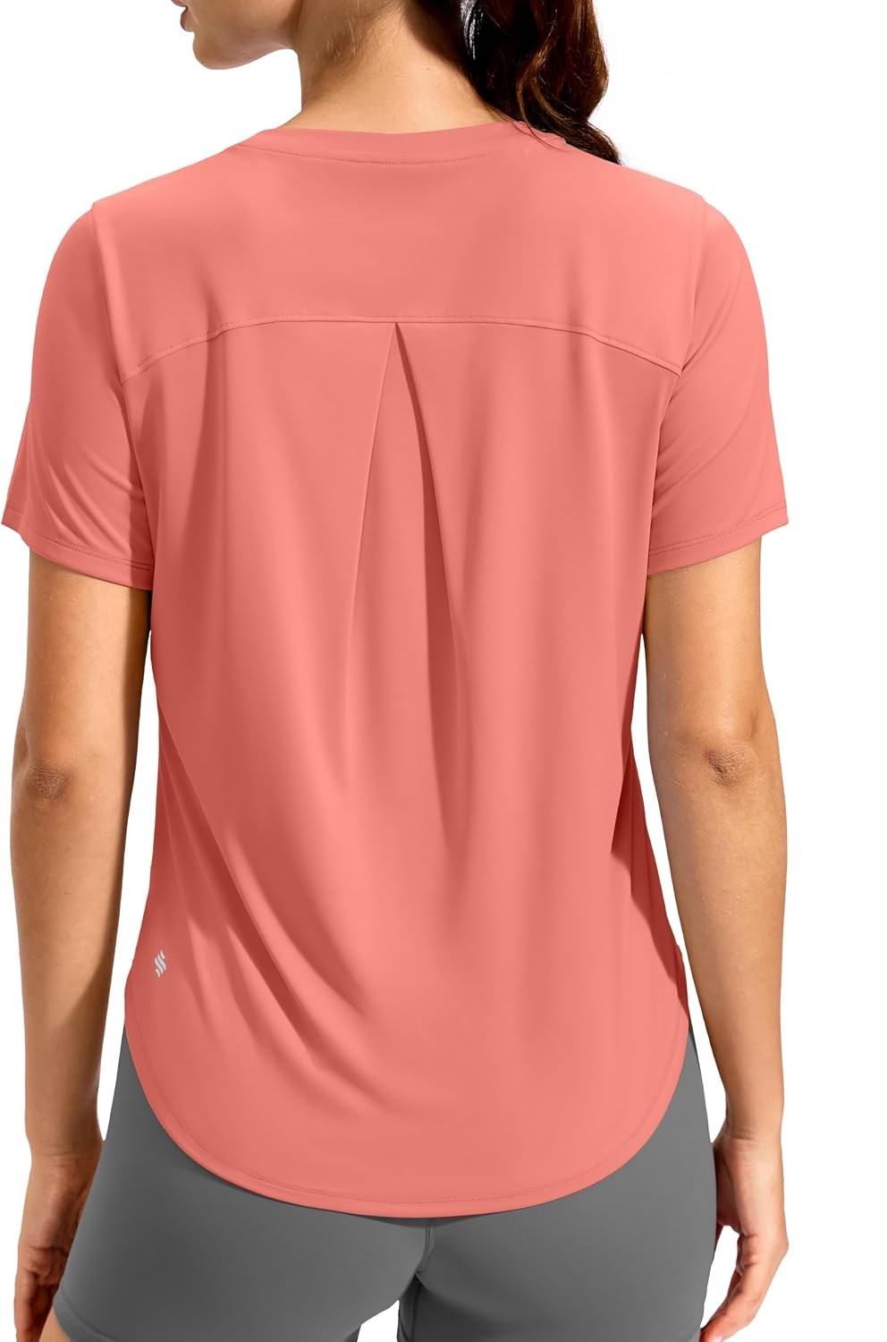Soothfeel Workout Tops for Women Short Sleeve UPF 50+ Sun Shirt Athletic Running Top Loose Fit Cooling Quick Dry Gym T-Shirts