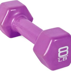 Cap Barbell Vinyl Coated Dumbbell | 1-15 LB Single or Pair