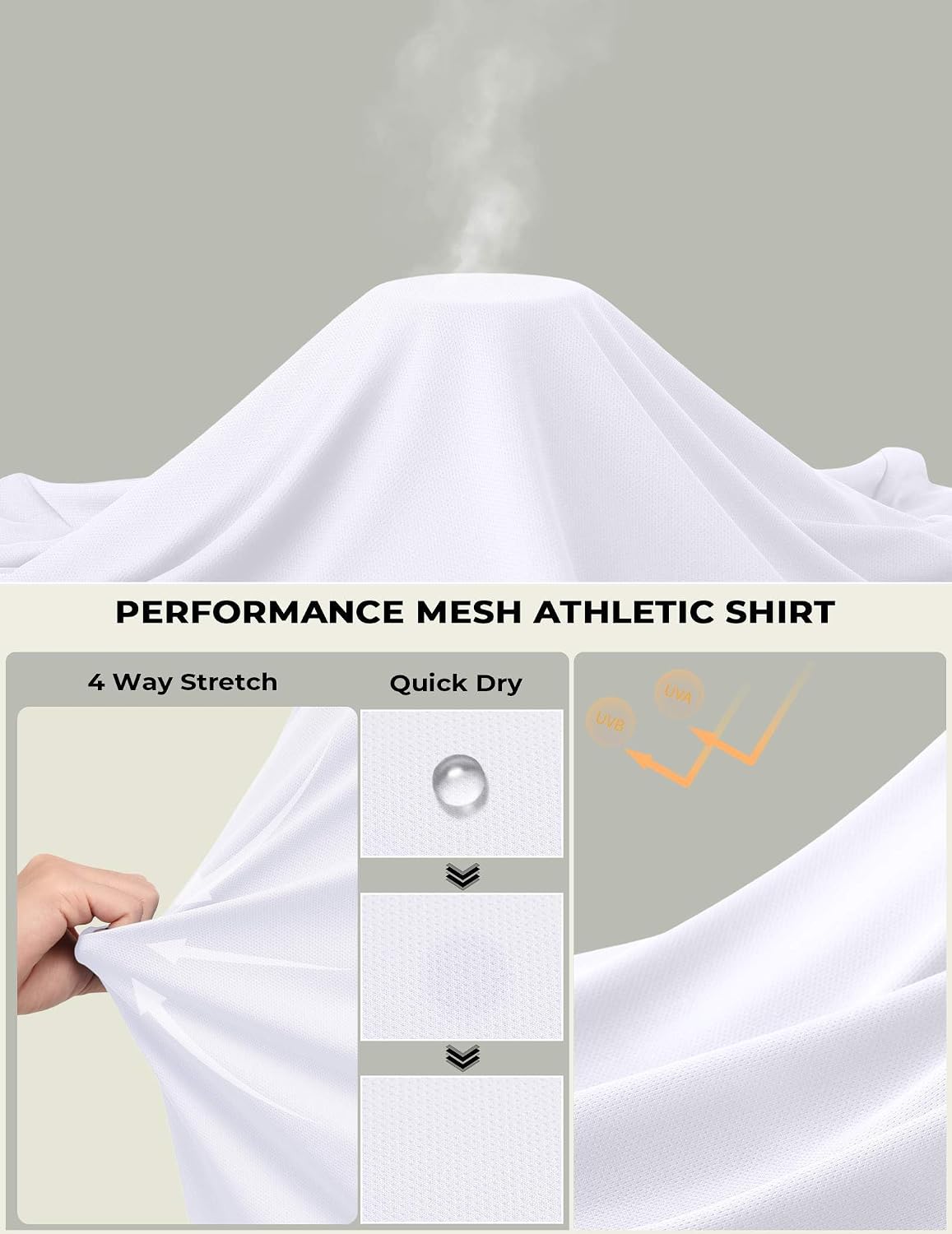 COOFANDY Long Sleeve Shirts for Men Moisture Wicking Activewear T-Shirts Workout Running Shirts - Image 4