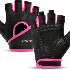 Workout Gloves with Wrist Wrap Support, Weight Lifting Gloves with Full Palm Protection & Extra Grip for Men Women Gym Exercise, Fitness, Weightlifting, Pull ups