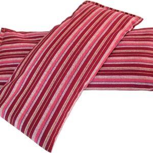 Flaxseed Eye Pillows for Cold or Hot Therapy. Relieve Puffy or Dry Eyes. Eye Pads for Relaxing Warmth, Cooling Relief. Eye Mask for Sleep, Yoga. Set of 2.
