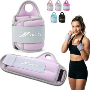 Wrist Weights with Thumb Loops Lock for Women Men 1 Pair 2 3 4 5 6 LBS Arm Weight Ankle Weights Weighted Gloves for Running Walking Jogging Physical Therapy Home Gym Fitness Workout Cardio Exercises