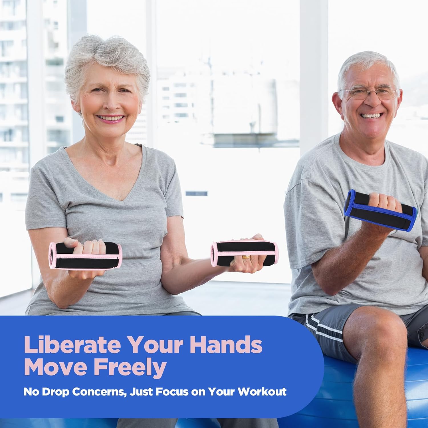 Hollowfly 4 Pair Soft Hand Weights Set for Women Men, 0.5lb 1lb 1.5lb 2lb Soft Dumbbells Walking Weights Small Weight Set Exercise Weights with Hand Strap for Running Workout Physical Aerobics - Image 5