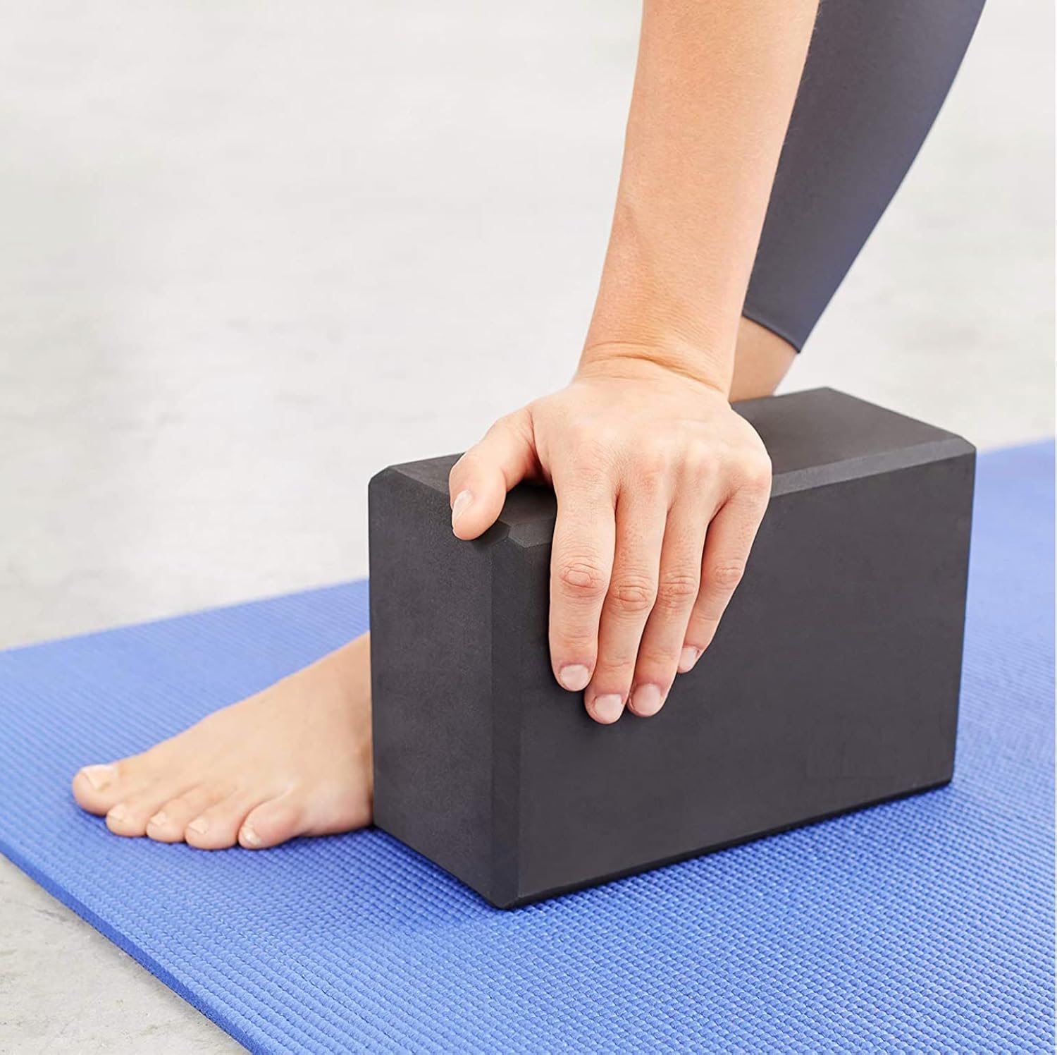 4-Pack High-Density EVA Yoga Blocks (9”x6”x4”) – Non-Slip, Supportive Foam Blocks for Stretching, Balance, Pilates & Home Workouts - Image 3
