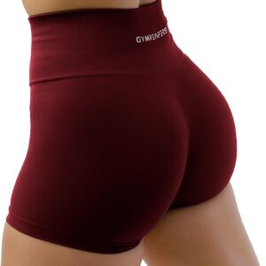 Gymreapers Athletic Shorts for Women – Seamless Butt Lifting Tummy Control Running Shorts for Yoga, Biker, Gym Workout Squat