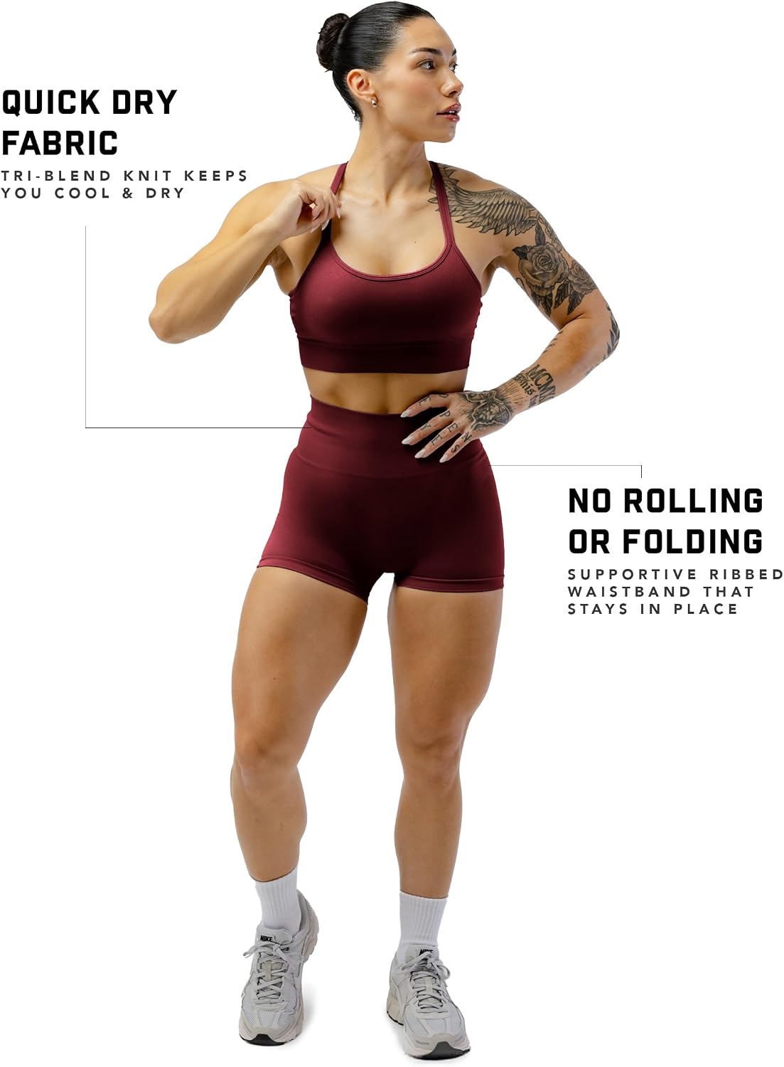 Gymreapers Athletic Shorts for Women - Seamless Butt Lifting Tummy Control Running Shorts for Yoga, Biker, Gym Workout Squat - Image 5