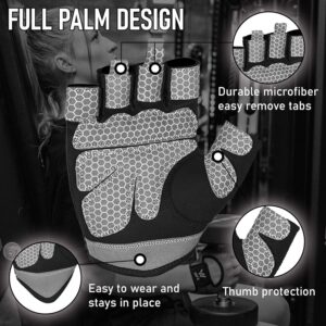 WESTWOOD FOX Weight Lifting Gloves for Men Women Gym Gloves with Wrist Wrap Support for Workout Training Exercise Fitness Hanging, Pull ups for Dumbbell, Cycling