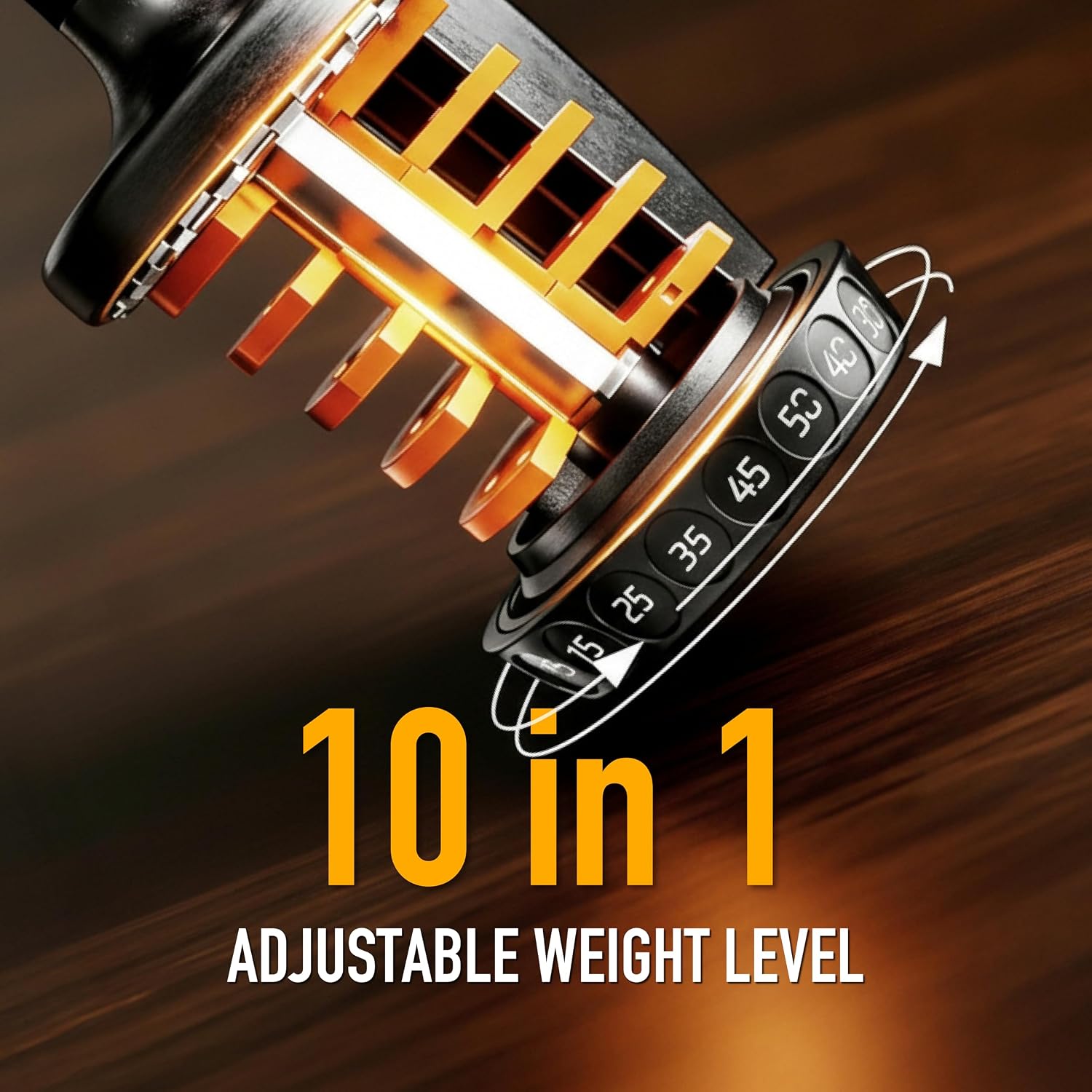 ATIVAFIT Adjustable Dumbbells Set of 2, 5–88LB Quick Adjust Free Weights with Double Safety Lock & Anti-Slip Steel Handle, Space Saving Home Gym Equipment for Full Body Strength Training - Image 4