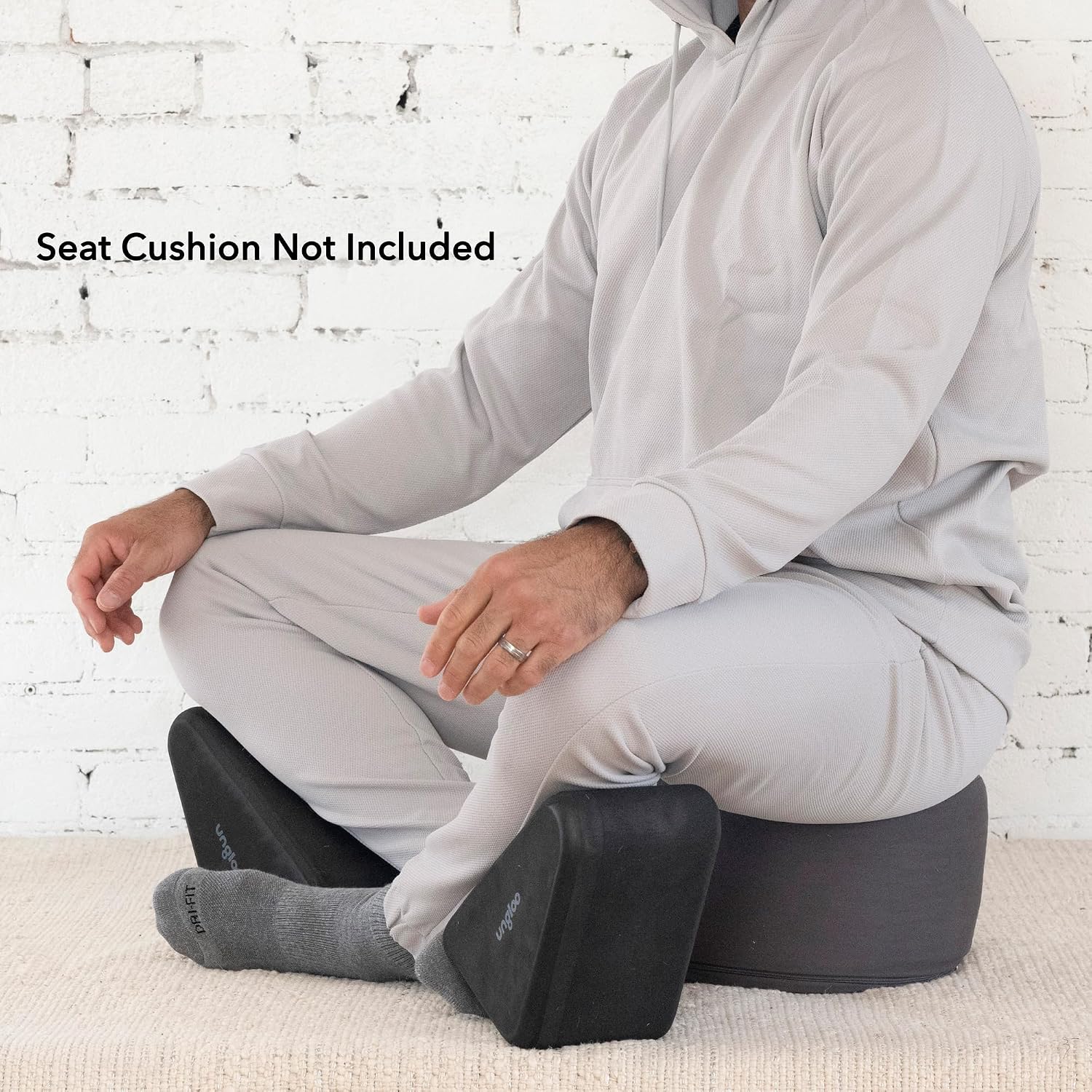 Ungloo Supportive Yoga Block Wedges for Seated Meditation – Elevates Knees, Reduces Hip Pressure, and Improves Cross-Legged Posture - Image 5