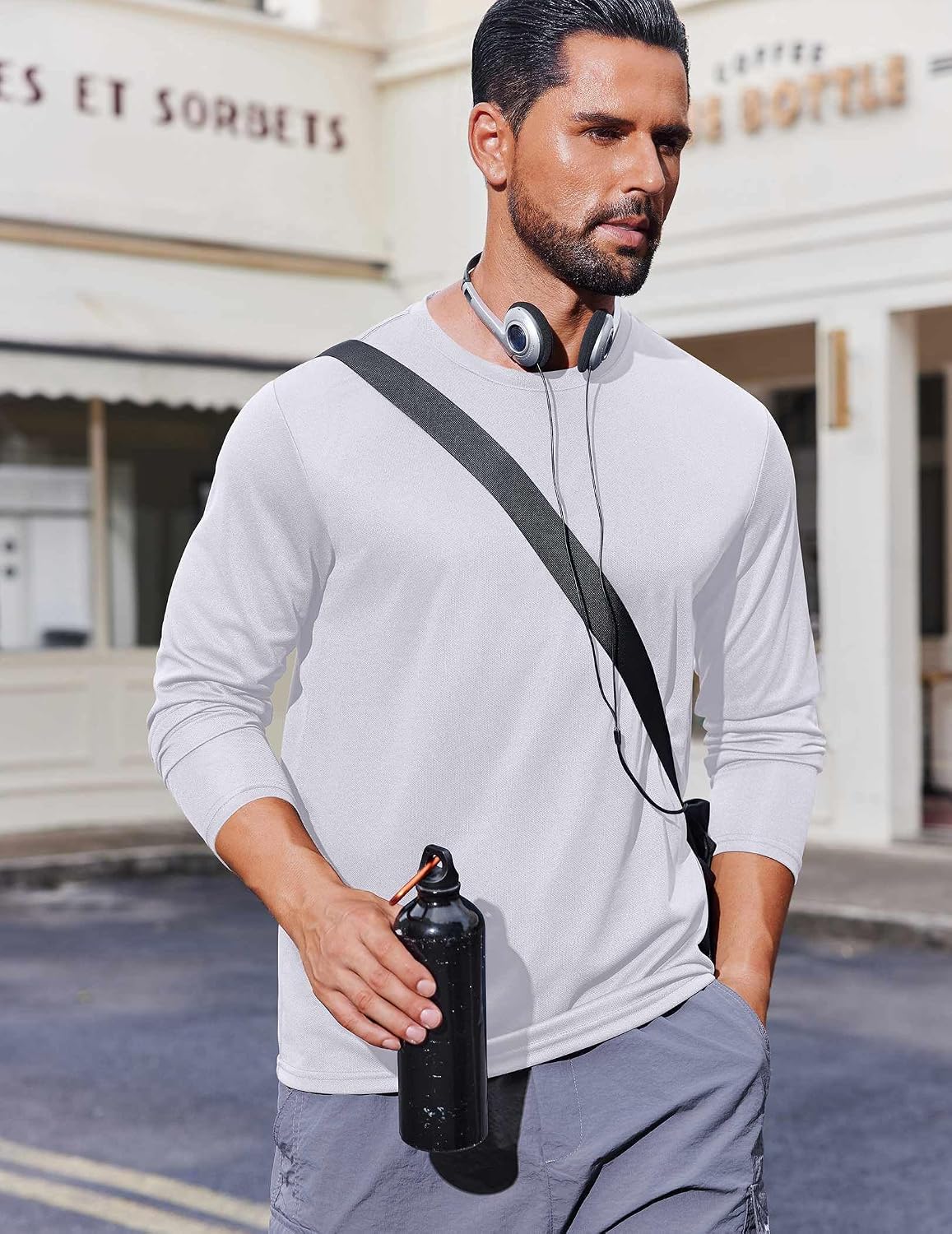 COOFANDY Long Sleeve Shirts for Men Moisture Wicking Activewear T-Shirts Workout Running Shirts - Image 3