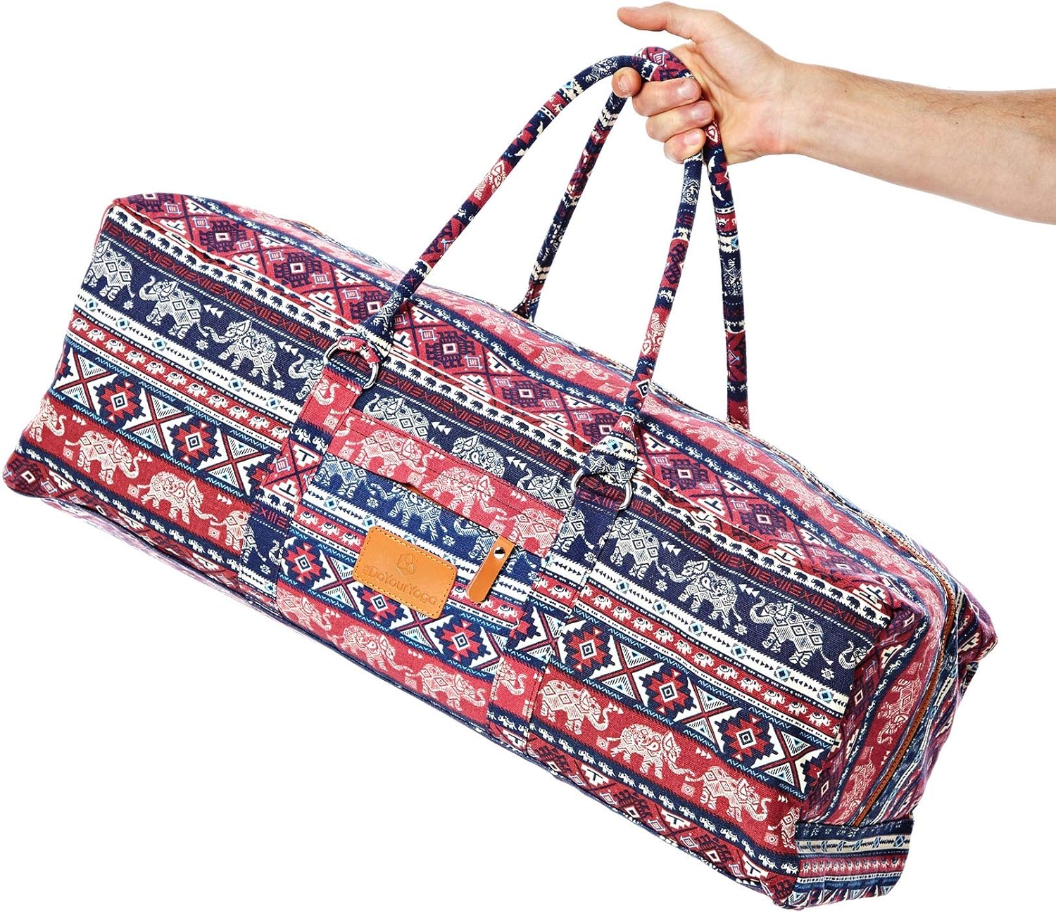 #DoYourYoga Full-Zip Extra Large Yoga Mat Tote Bag with Multi-Functional Storage Pockets for Sports Gym Pilates »Ghanpati« - Image 6
